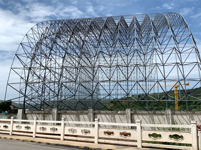 邵阳山寨矿储煤棚网架